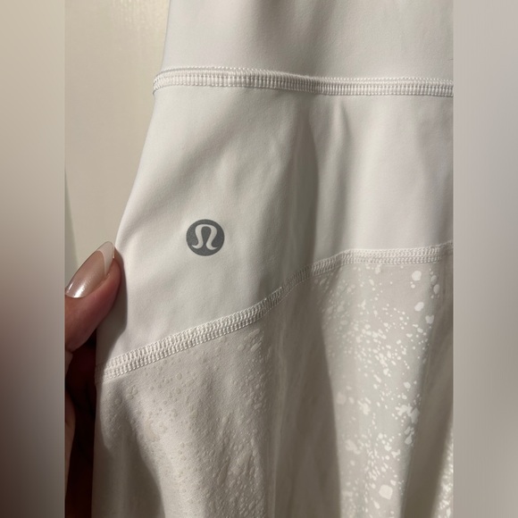 NWOT Lululemon Serene Stride White Dress sports nulux tennis running reflective - Picture 7 of 10